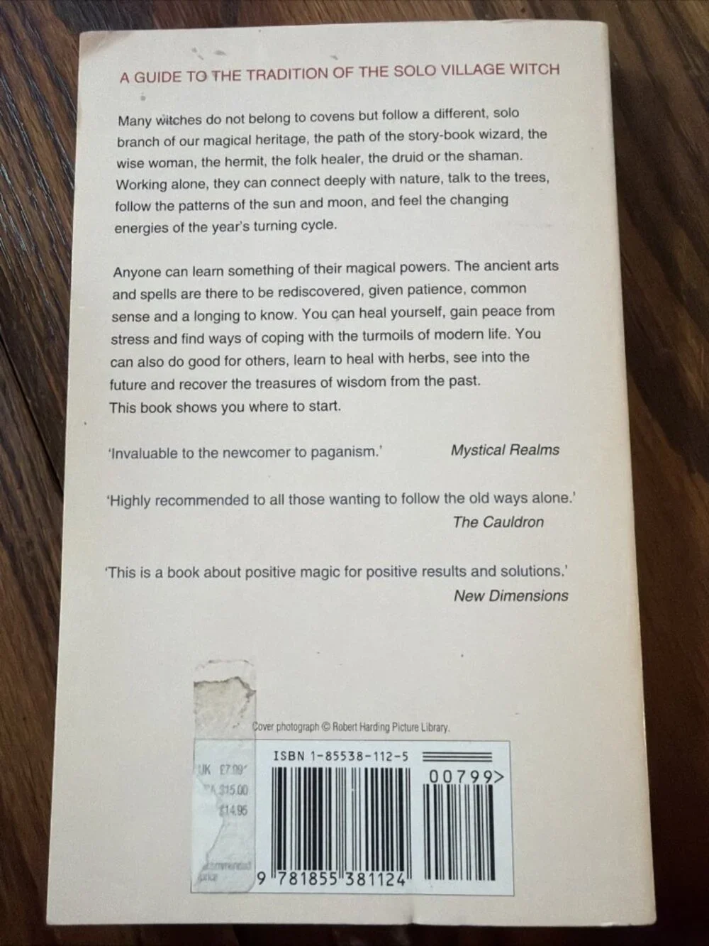A Witch Alone: Thirteen Moons to Master Natural Ma... by Green, Marian Paperback